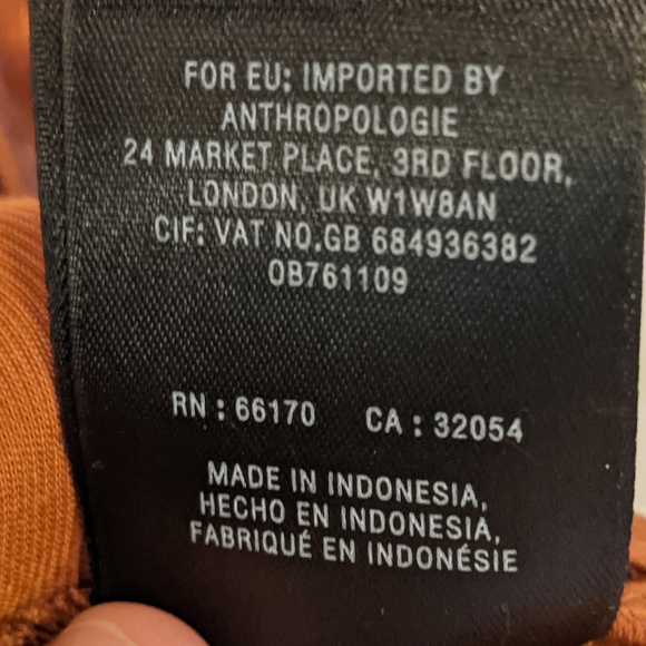 NWT Ett-twa By Anthropologie Longline Velvet Kimono Jacket Size XS / S-P - Picture 10 of 10